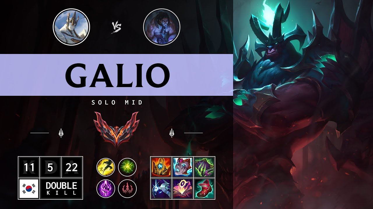 Galio Mid vs Sylas - KR Grandmaster Patch 14.14