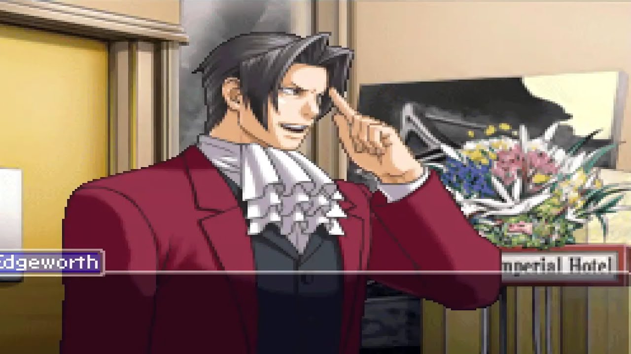 Every time the pursuit theme plays in Ace Attorney Investigations: Miles Edgeworth