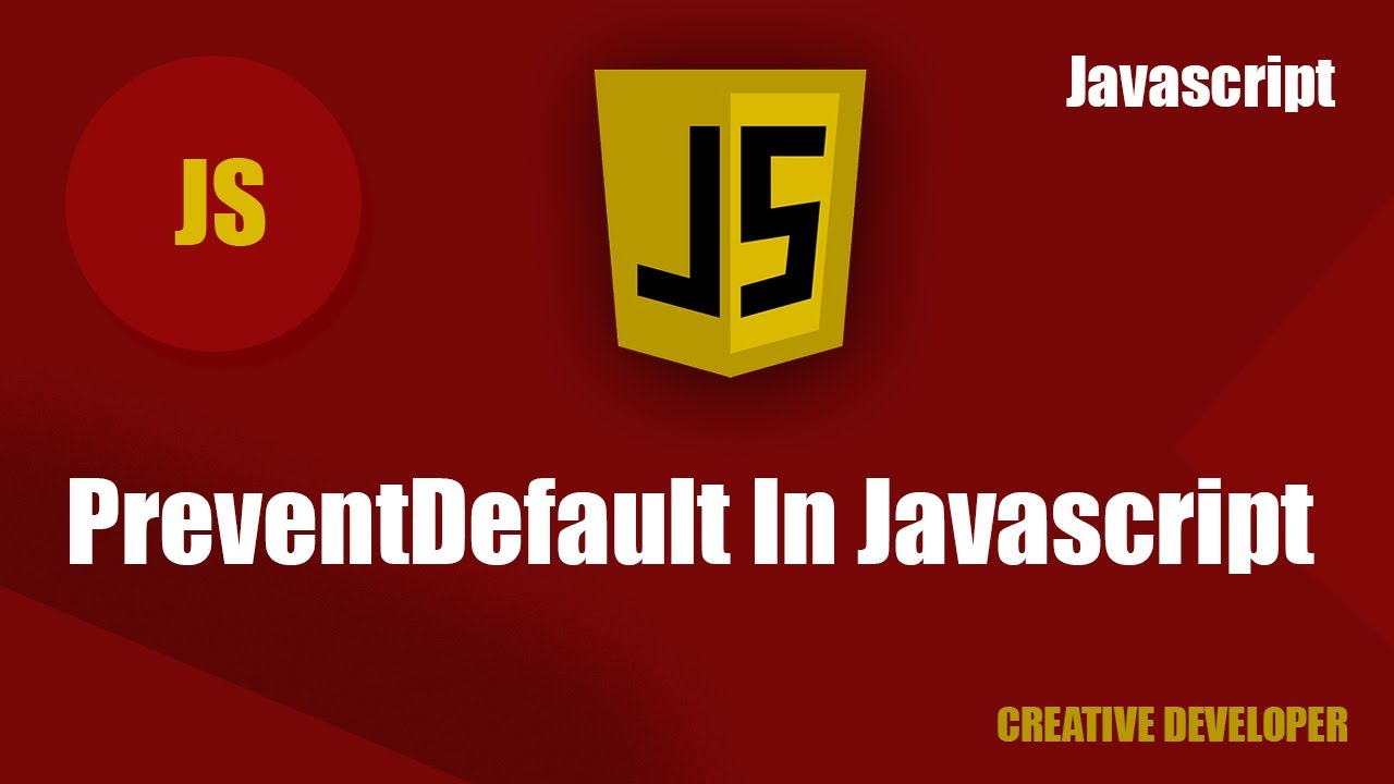preventDefault Method In Javascript || Javascript || Javacsript Tutorial || PreventDefault || Course