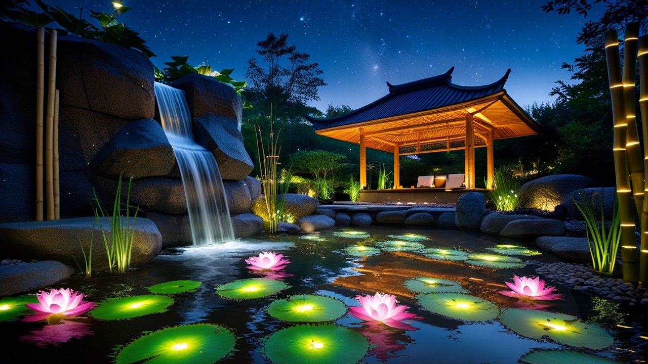 🌸 Lotus Pond Reflection | Thai Serenity Spa (3H+) Deep Zen Music at Twilight