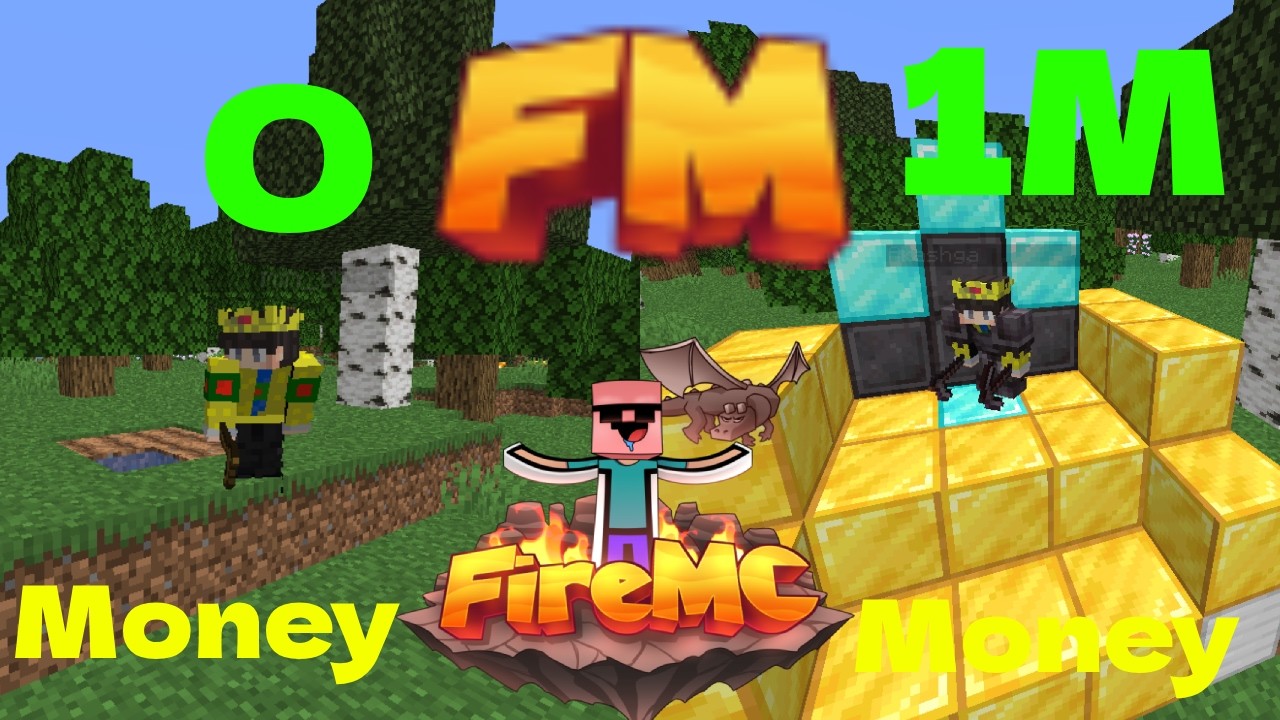 I became Richest Player in fire mc ‪@PSD1‬  Lifesteal Server || || Fire MC ||