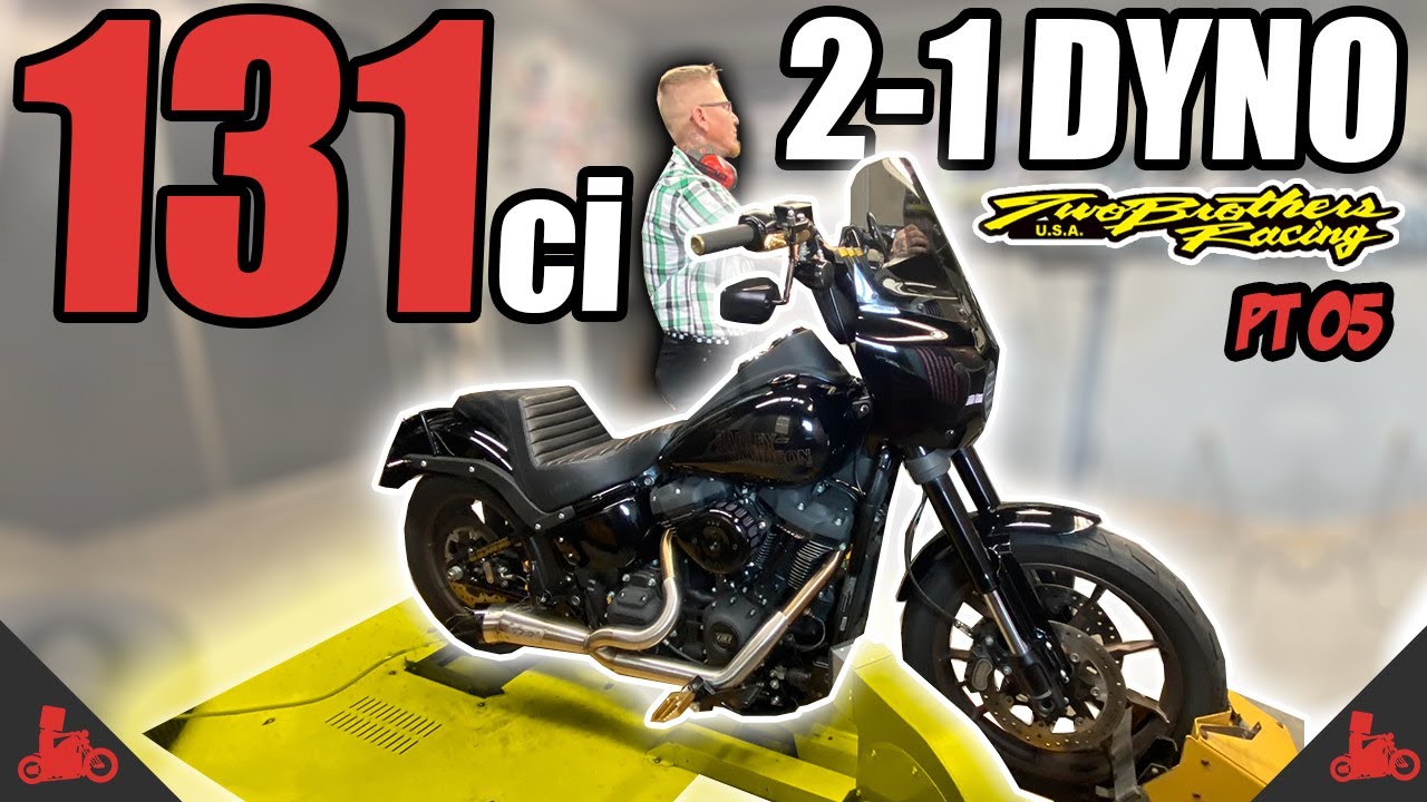Harley 131ci Exhaust Dyno! 2-1 vs 2-2 (Pt. 05)
