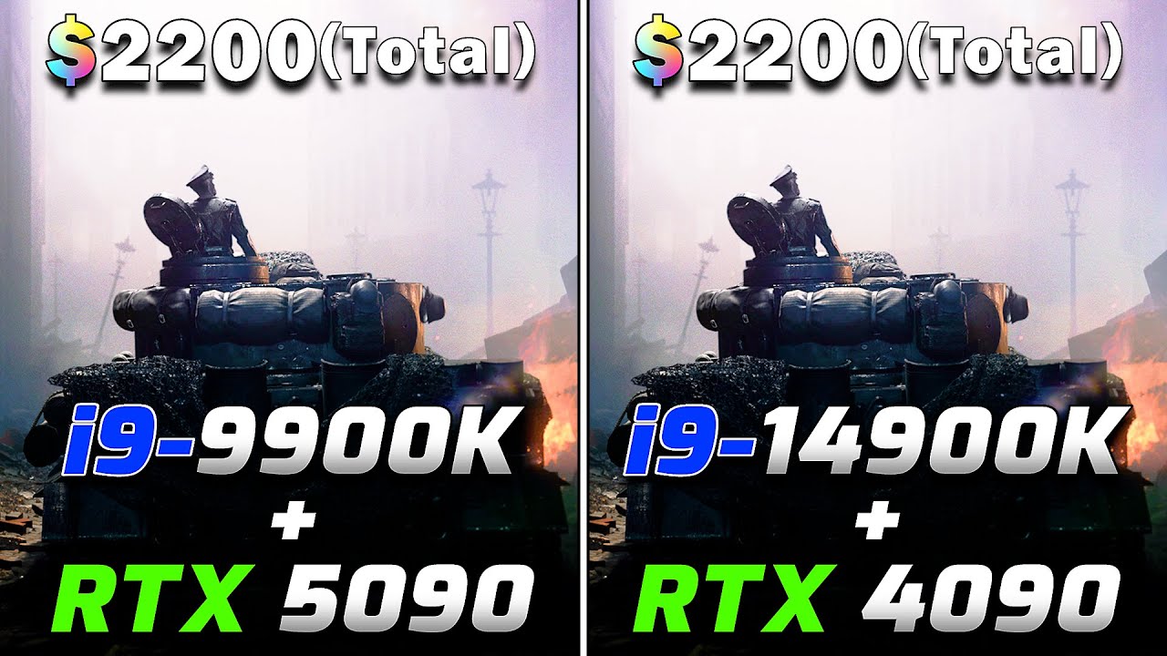 Core i9 9900K + RTX 5090 против Core i9 14900K + RTX 4090 | Насколько велико узкое место для 5090?