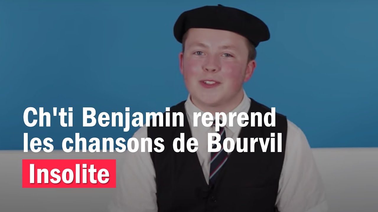 50 ans de la mort de Bourvil : Ch'ti Benjamin, 17 ans, reprend ses chansons