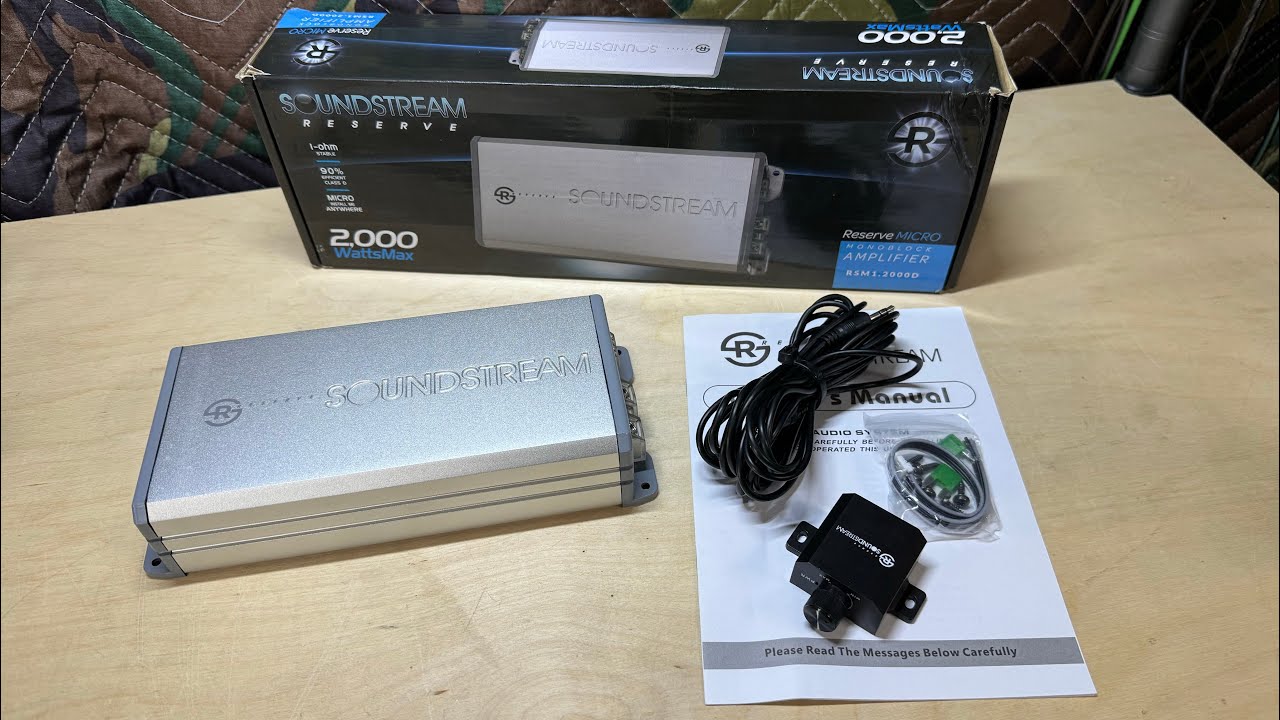 Soundstream Reserve RSM1.2000D Overview and Amp Dyno