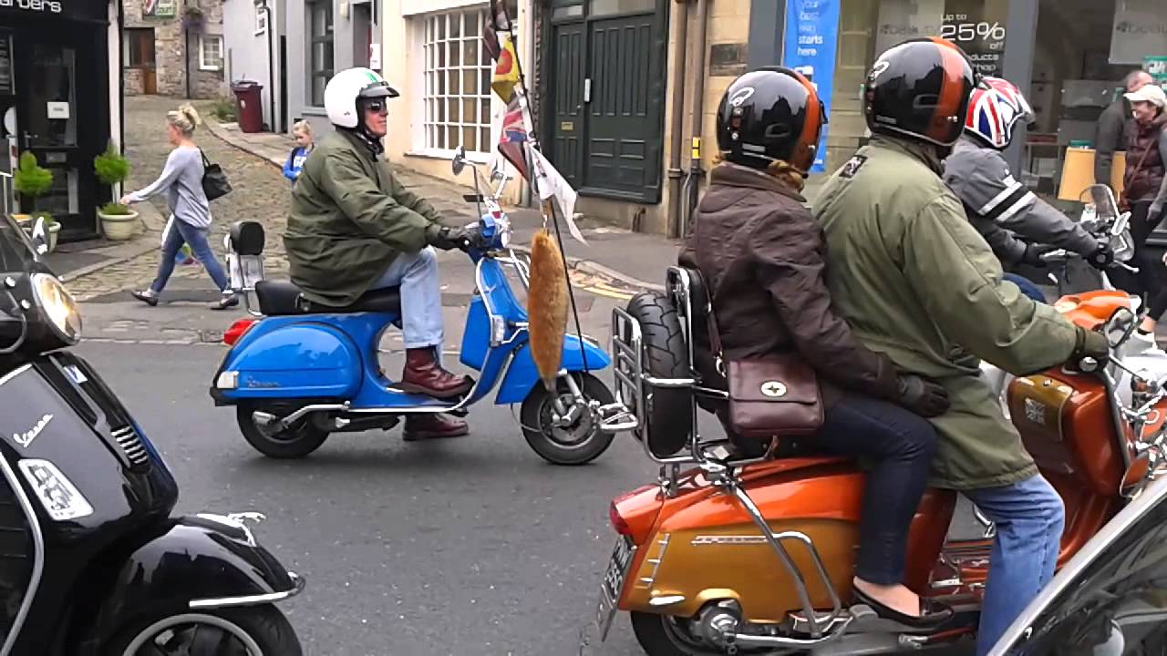 Clitheroe Scooter Run 27/09/2014. (Lambretta. Vespa. Mod Weekender)