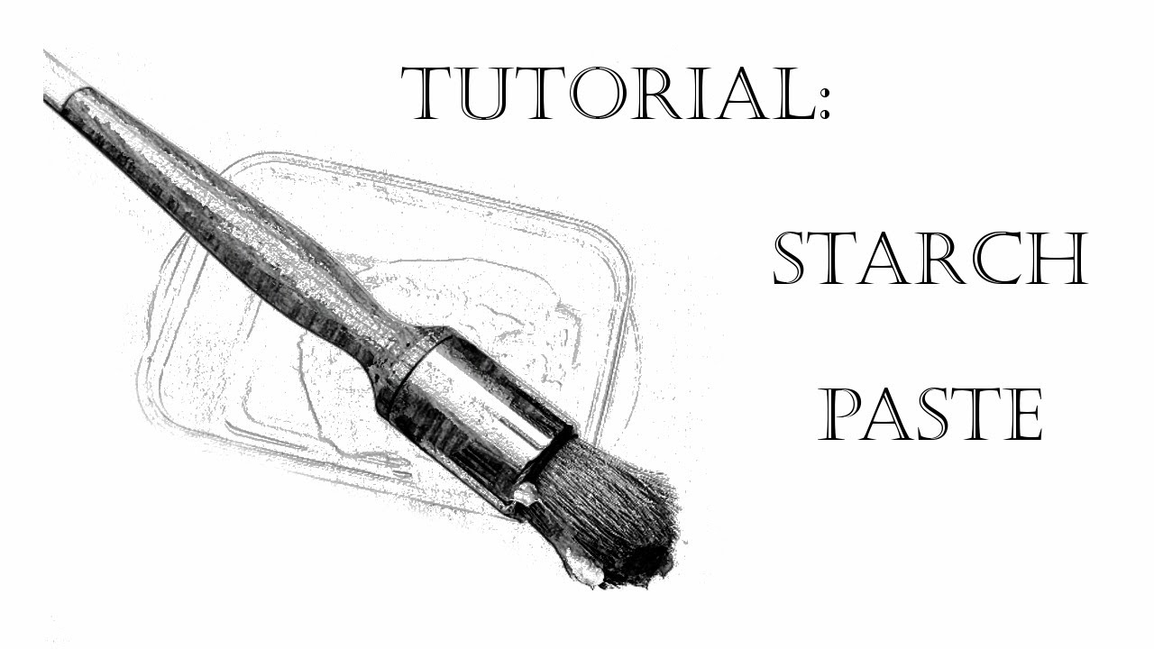 How To: Make starch paste glue for Bookbinding - Tutorial