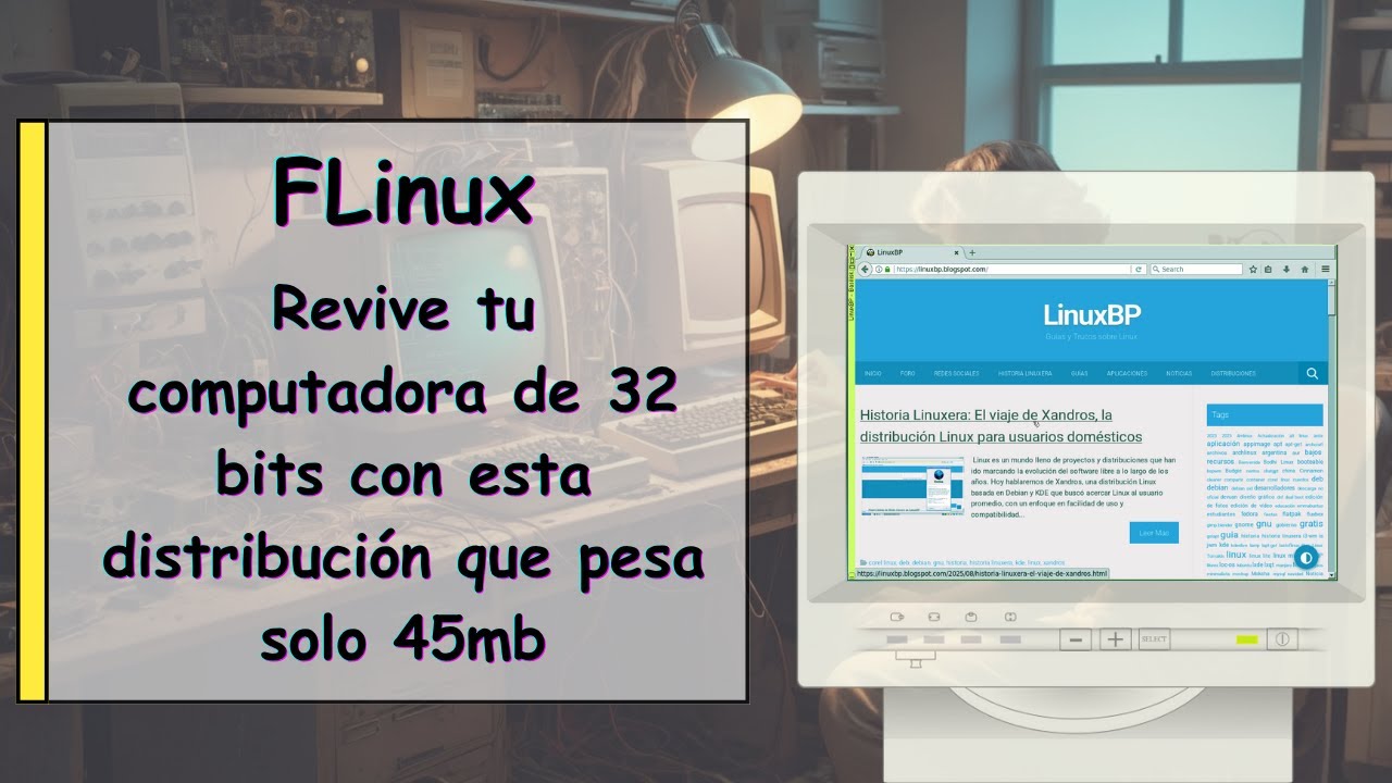 💻 Linux ultra ligero para 32 bits ⚡ ¡Solo 45 MB y listo para revivir tu PC! 🐧