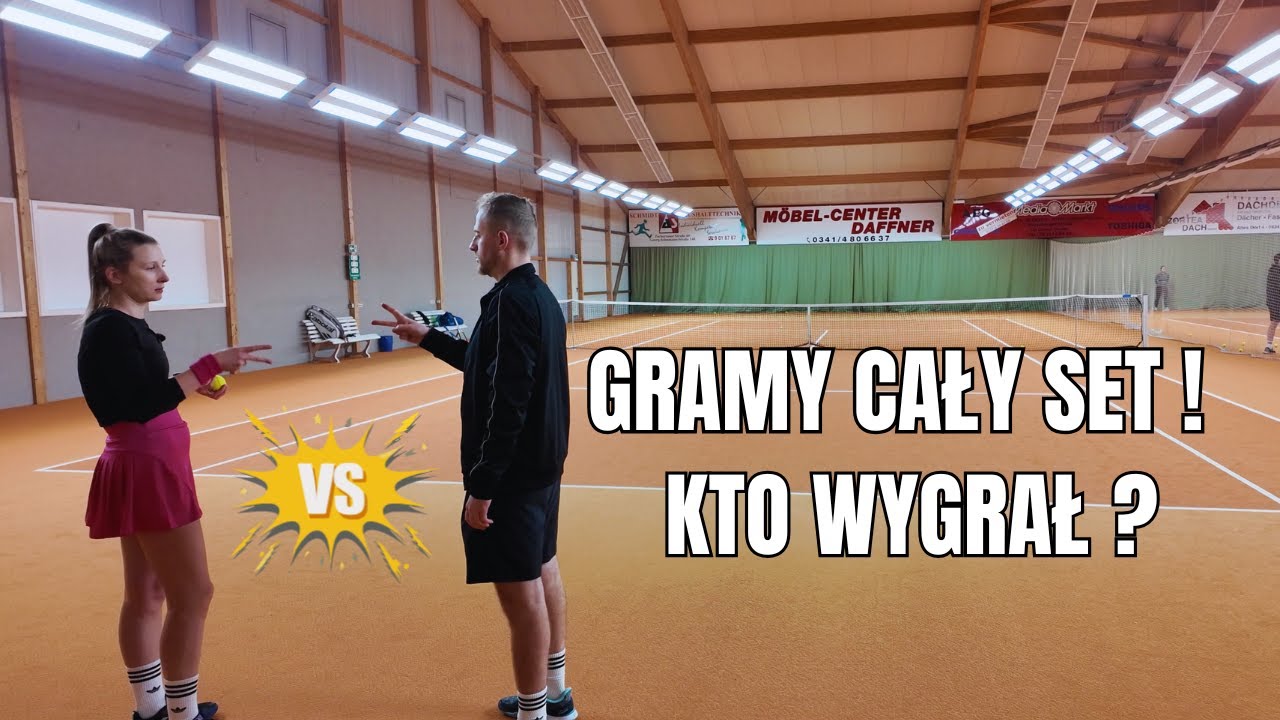 MĄŻ vs ŻONA #1 Gramy cały set | Amatorski #tenis I #tenisamatorski #rywalizacja