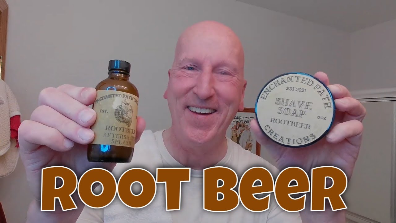 Enchanted Path Creations Root Beer Shave Soap and Splash!