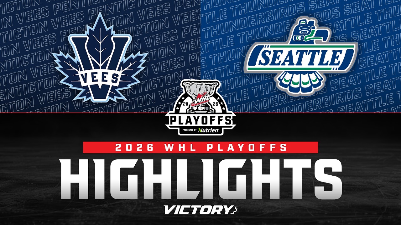 Penticton Vees at Seattle Thunderbirds - Game 4 | 2026 WHL Playoffs Highlights