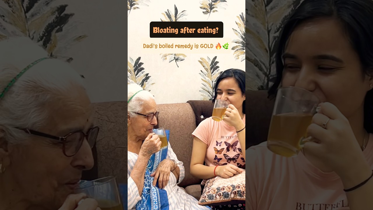 Dadi Ka Magic Kadha for Bloating & Gas Relief | Saunf Jeera Ajwain Home Remedy #trending #viralshort