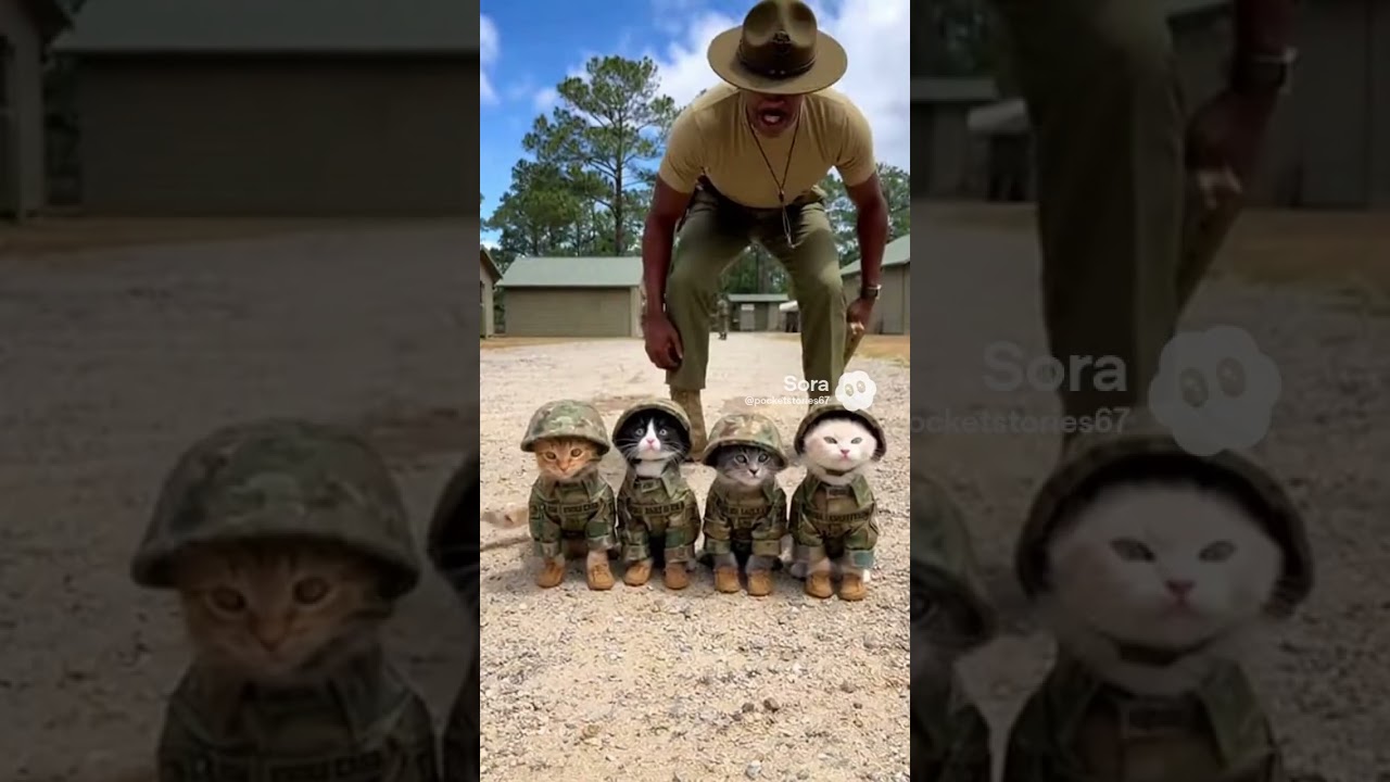 “You Won’t Believe What Happens When Kittens Enter Military Boot Camp” 😹