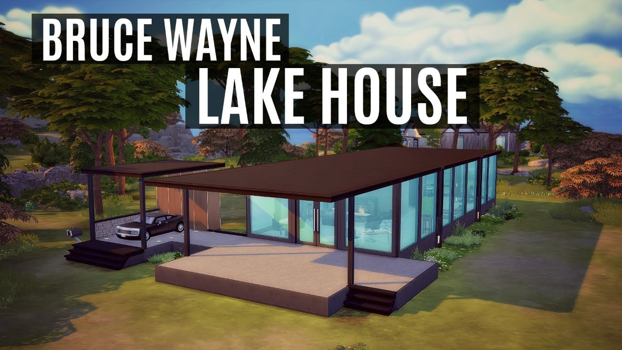 Bruce Wayne Lake House | Batman v Superman | The Sims 4 Speed Build (No CC)