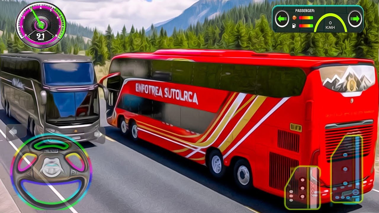 City Bus Driving Simulator 🚍 | Realistic Bus Game Gameplay | S2 GAMES