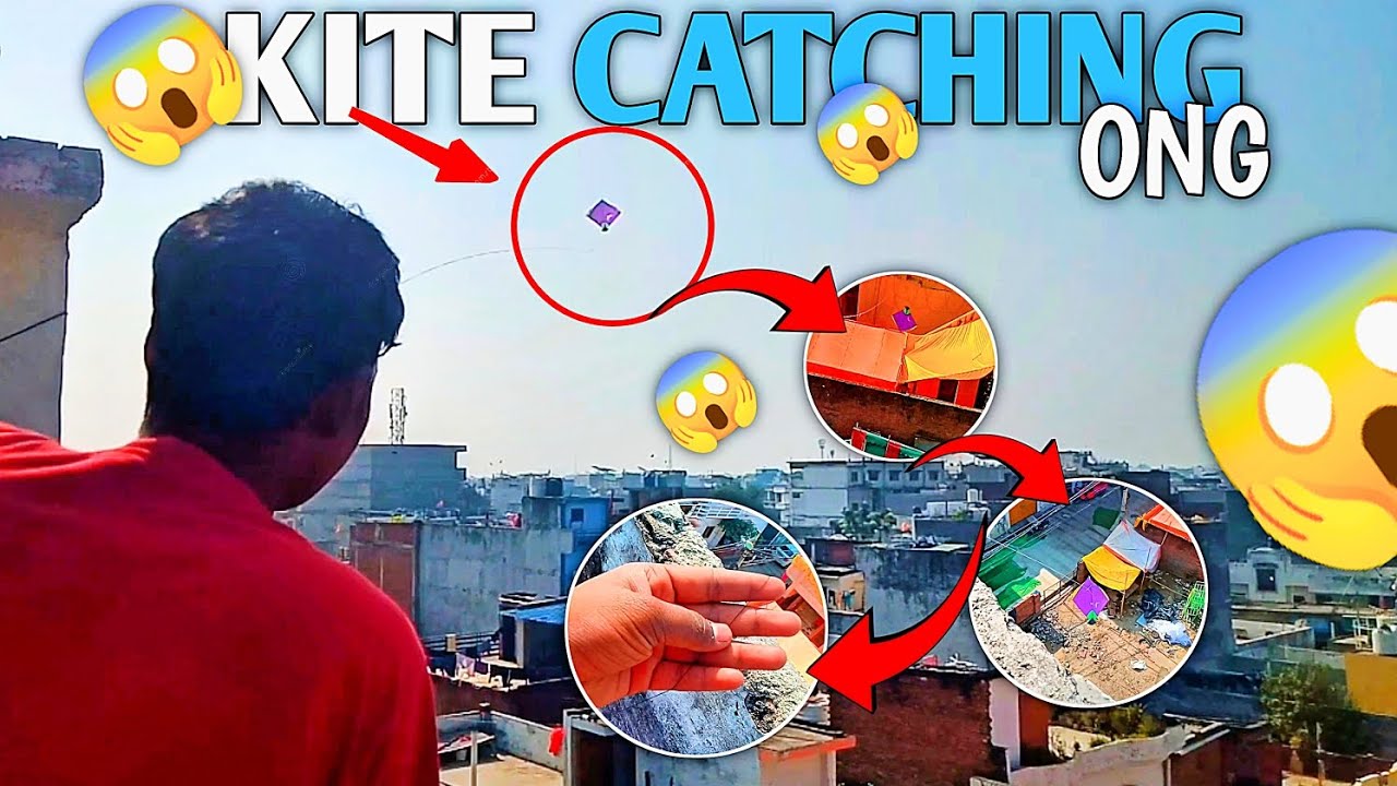 Kite CATCHING Video| OMG | KITE FLYING | Patang Bazi|| Kite lover Vlog ||