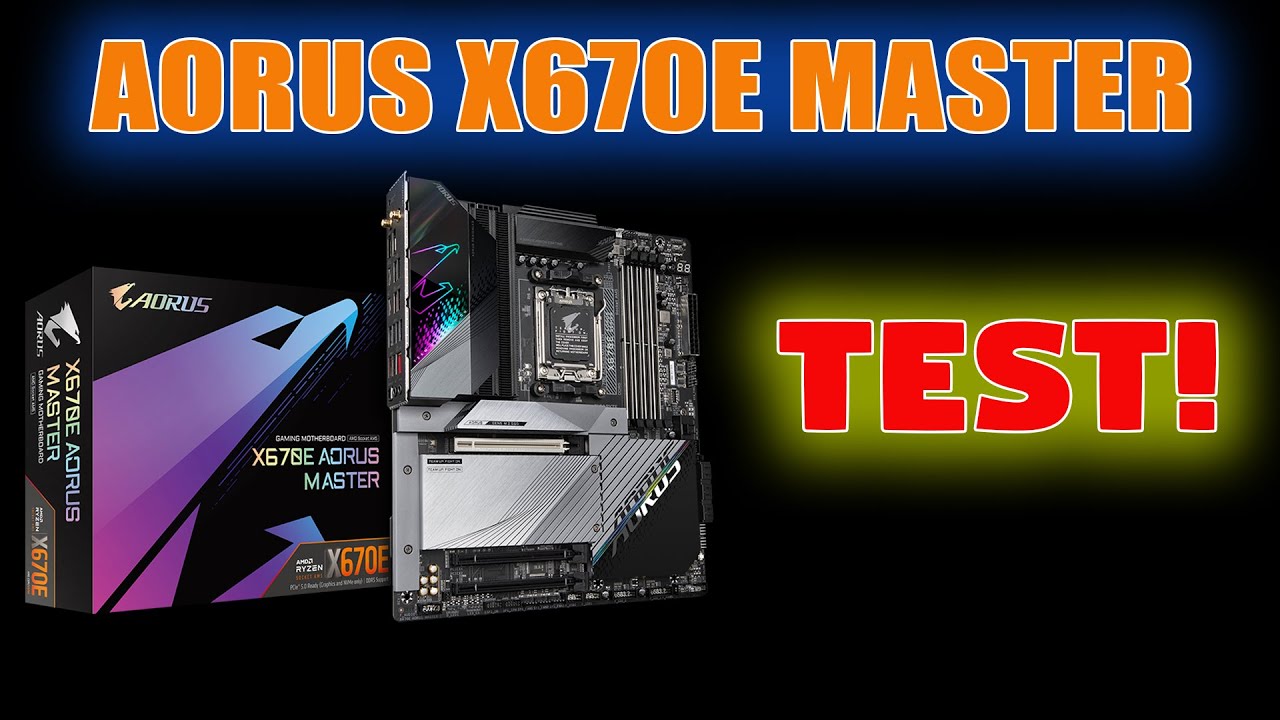 AORUS X670E MASTER - baaardzo szybka płyta - test