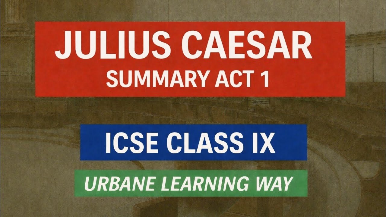 Julius Caesar Act 1 SUMMARY 