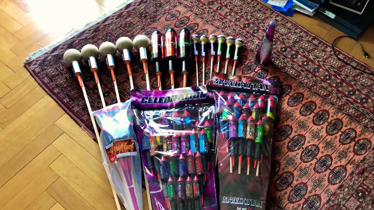1. August Feuerwerk Einkauf