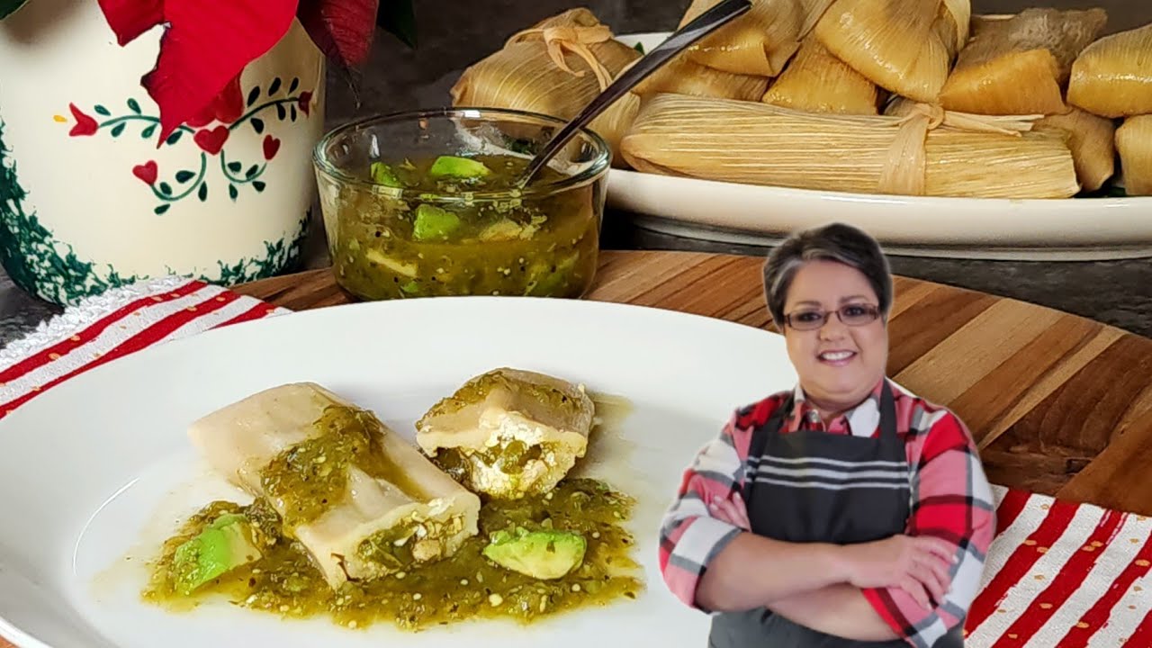 Тамале с курицей и сыром в зеленом чили | Простые ингредиенты | Шаг за шагом ❤️