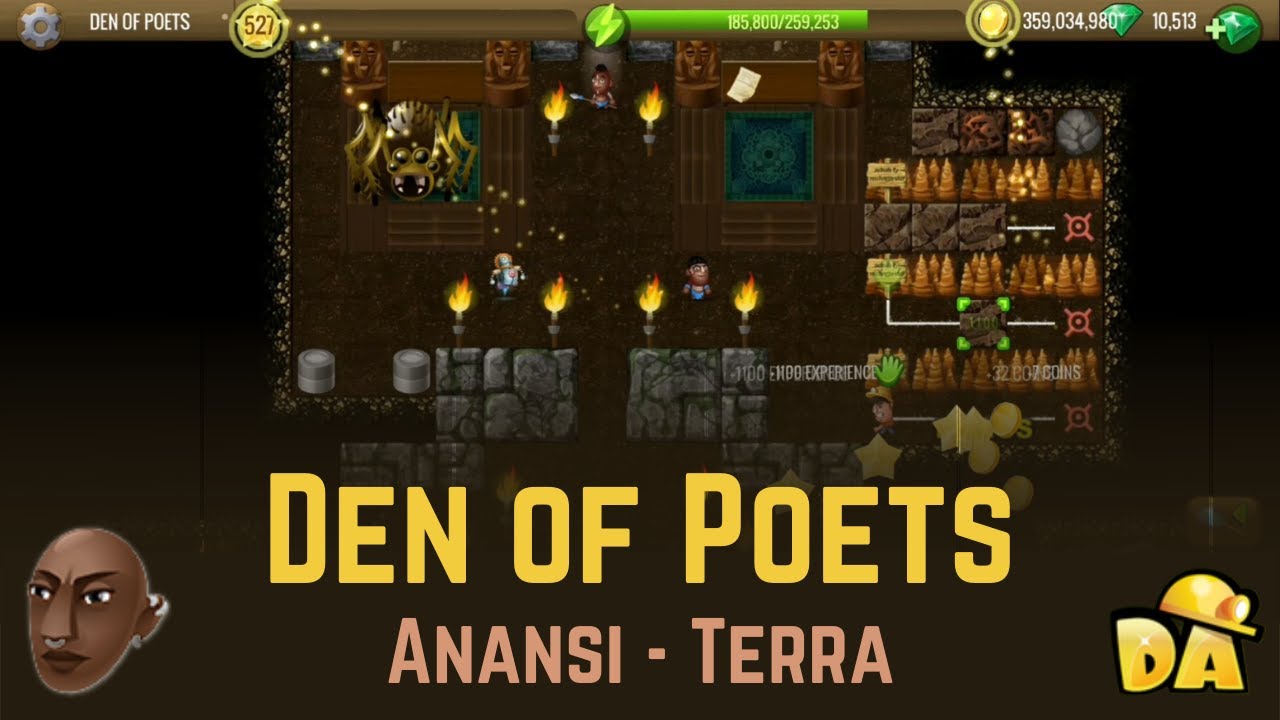 Den of Poets - #3 Anansi - Diggy's Adventure