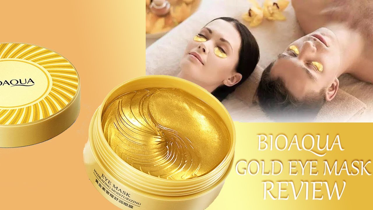 Bioaqua Gold Element Soothing Eye Mask Review / Gold Eye Mask Review@sidrazafar30