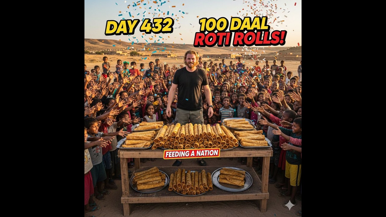 Cooking 100 daal roti rolls for the homeless (Day 432 Ride-along)