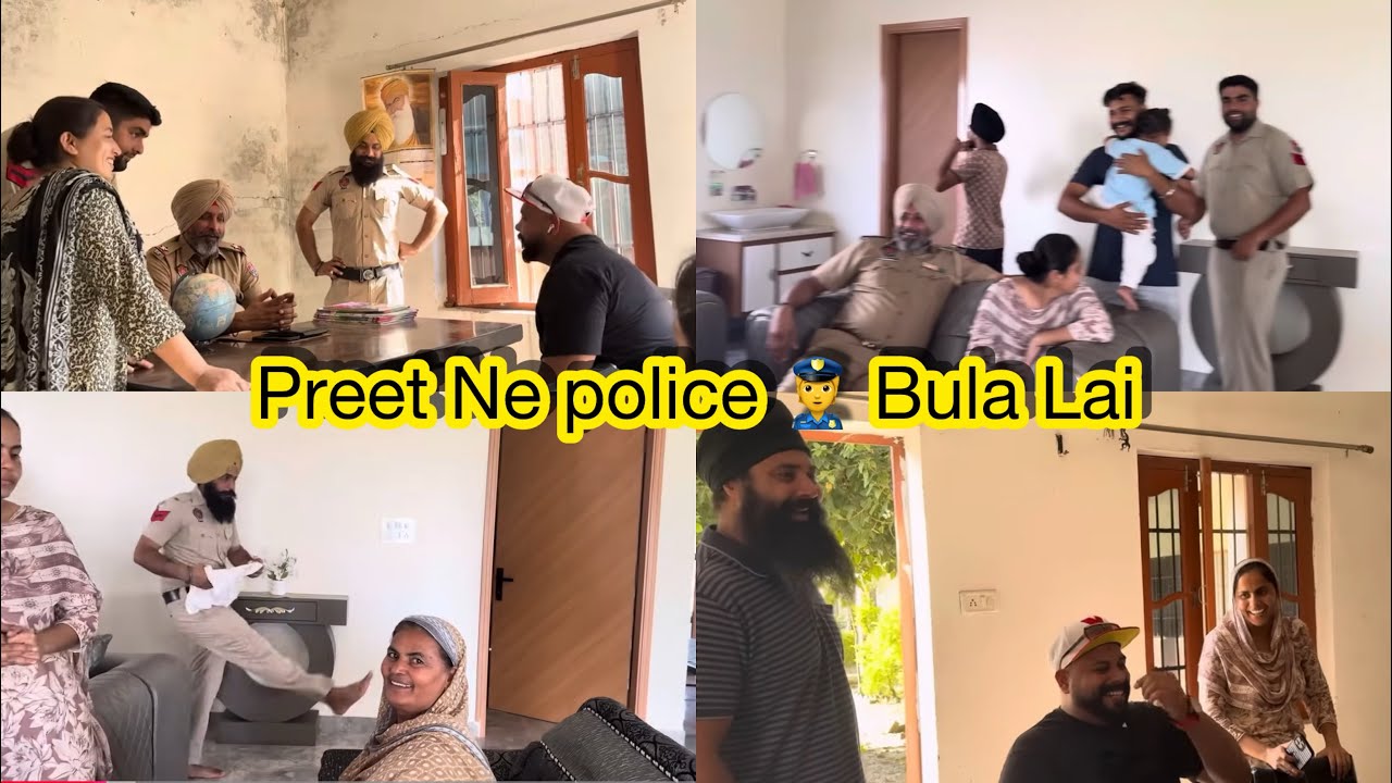 Preet Ne police 👮 Bula Lai, Hun Nei Bachda Vicky 😍