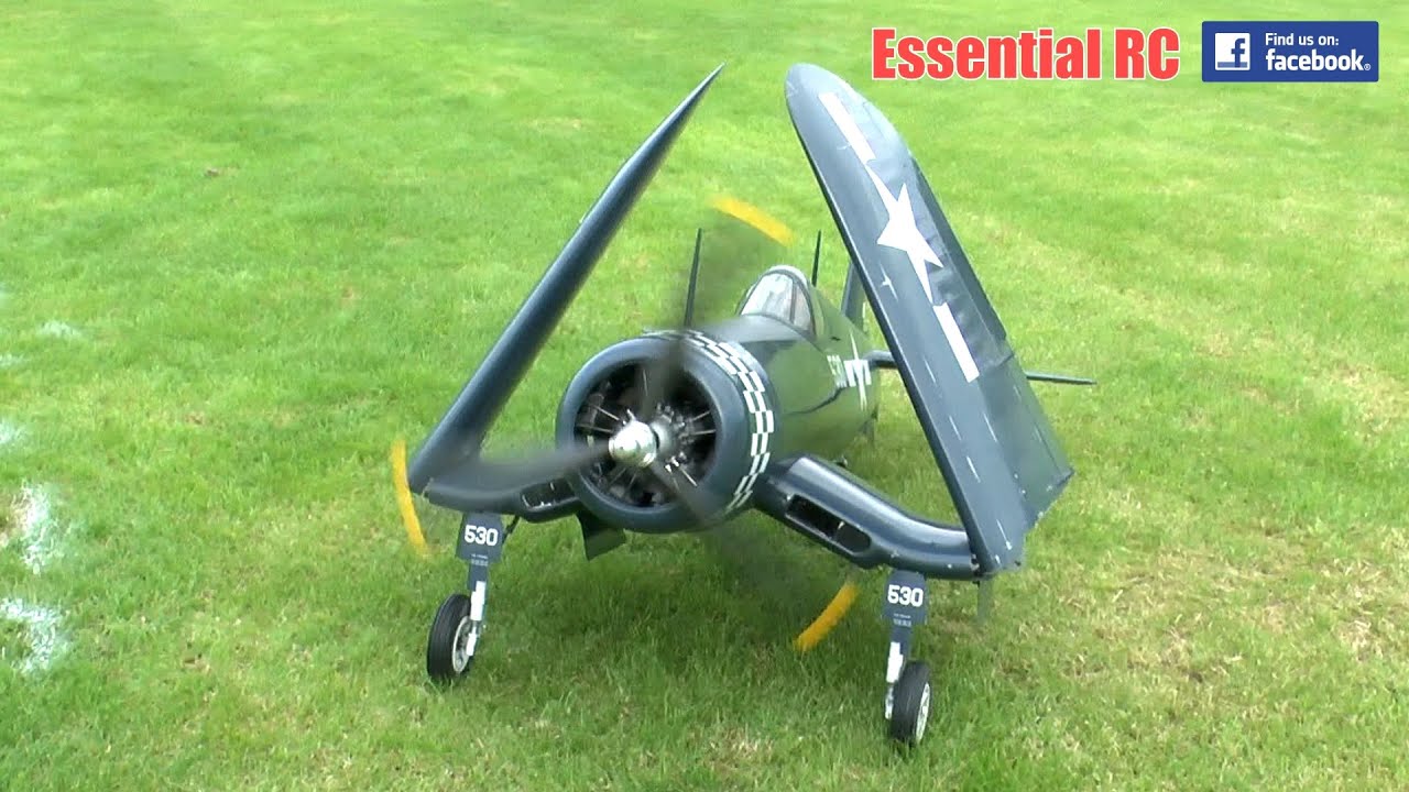 RADIAL ENGINE powered CARF-Models CORSAIR