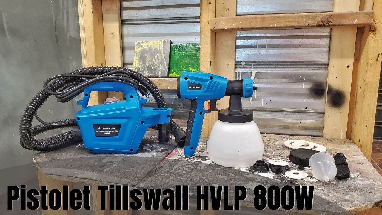 Unboxing et Test du Pistolet à Peinture Tillswall HVLP