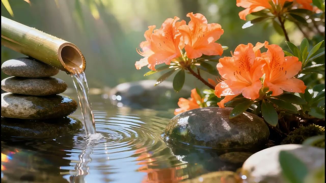 Relaxing Water Sounds & Music 🌊 Relieve Stress, Calm Anxiety, Heal Mind & Body for Deep Sleep