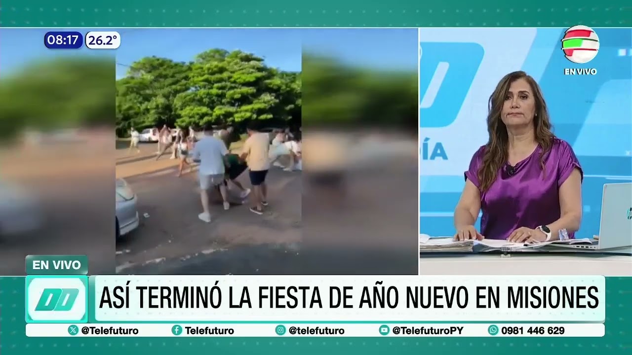 Así terminó la fiesta de año nuevo en Misiones