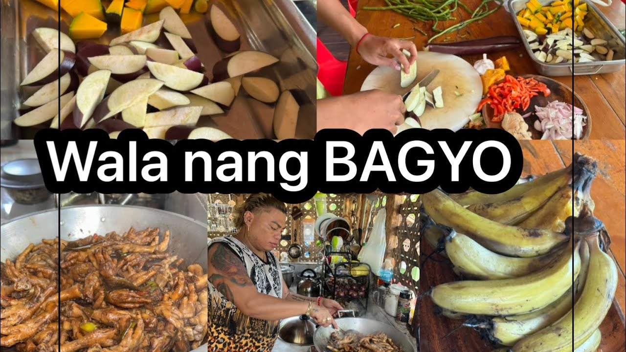Tapos na ang Bagyo.... Saging at Paa ng manok... Simpleng buhay sa Probinsya.