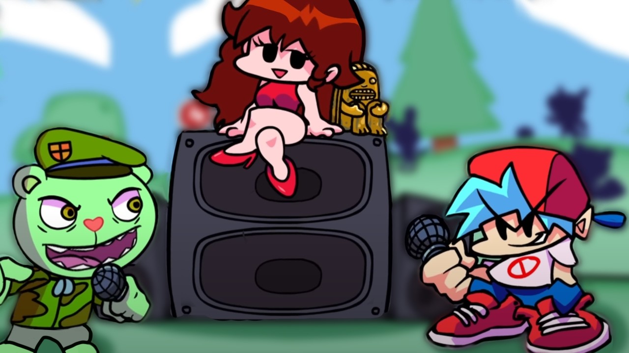 Friday Night Funkin' - VS Flippy FULL WEEK + Cutscenes (FNF Mod) (Happy Tree Friends)
