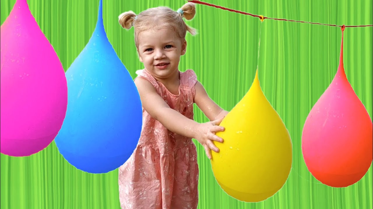 Princess ALISA Plays with Balloons! Learn Colours for Kids