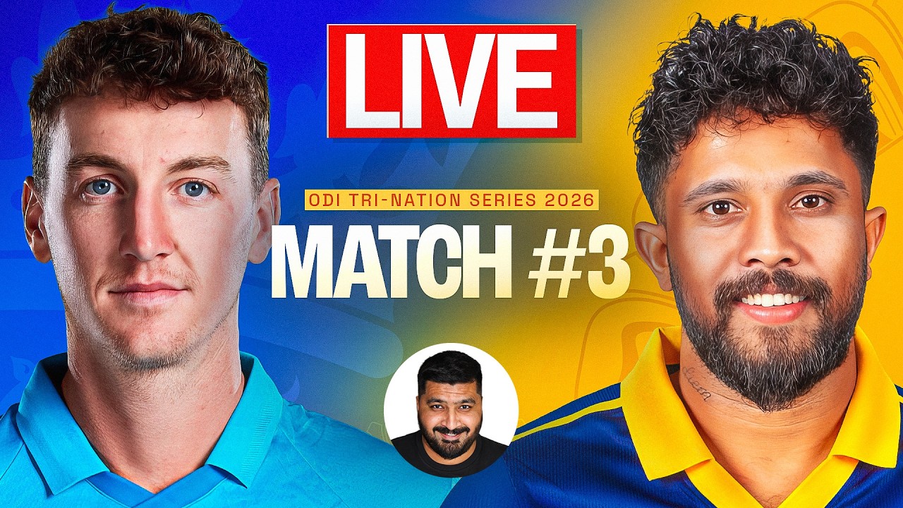 WATCH ALONG: ENGLAND vs SRI LANKA Live Match Today: ENG v SL 3rd Match ODI Tri Series | Live Score |