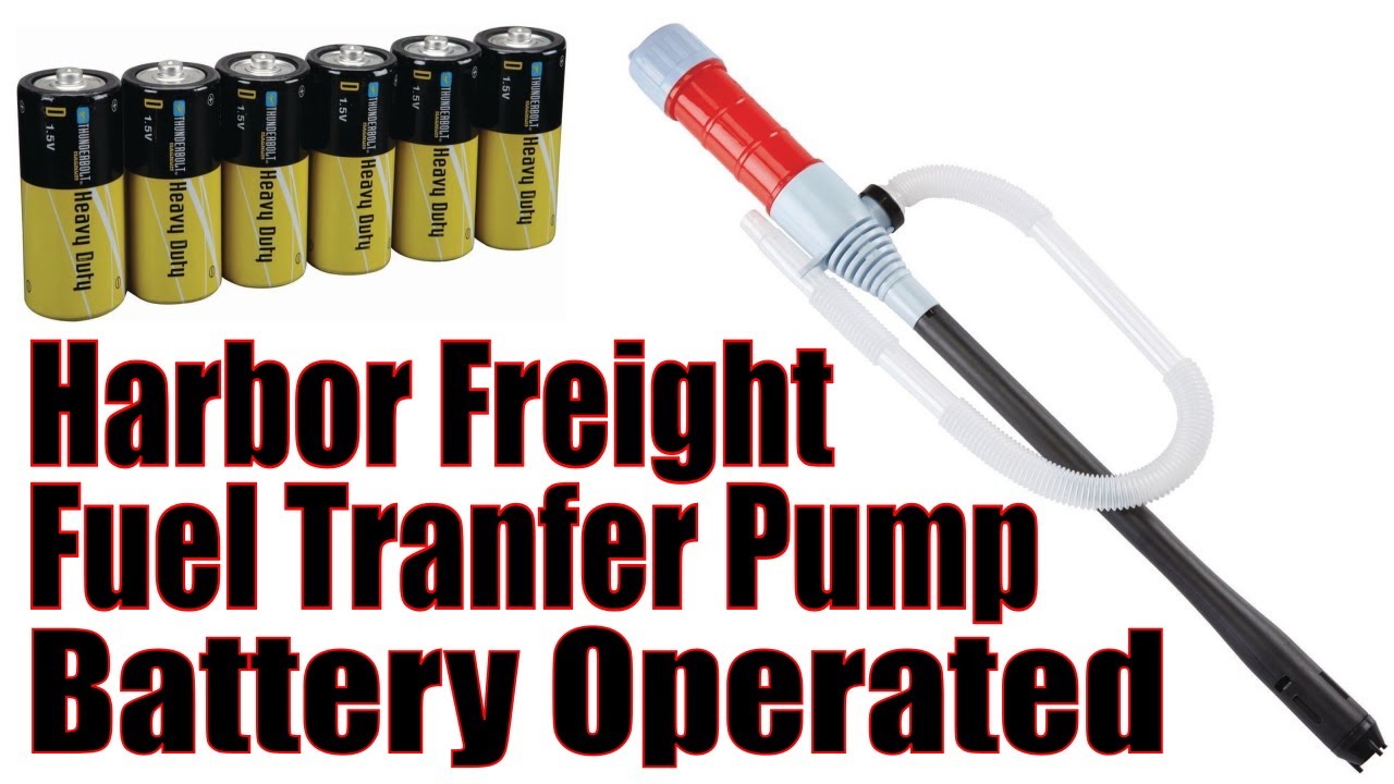 Аккумуляторный насос для перекачки жидкого топлива Harbor Freight Tools