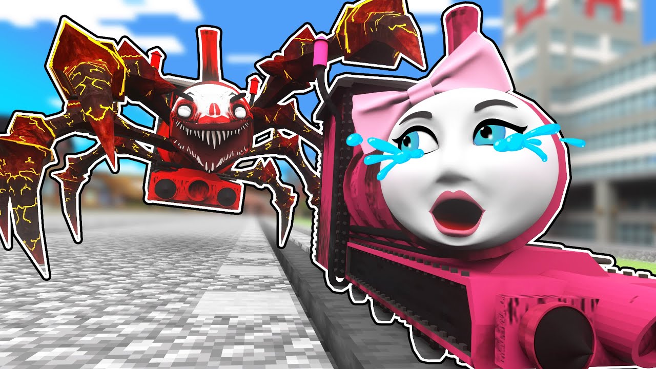 Monster Story: CHOO CHOO CHARLES TWIN SISTER Sad Story - Train Family Sad Life | Minecraft Animation