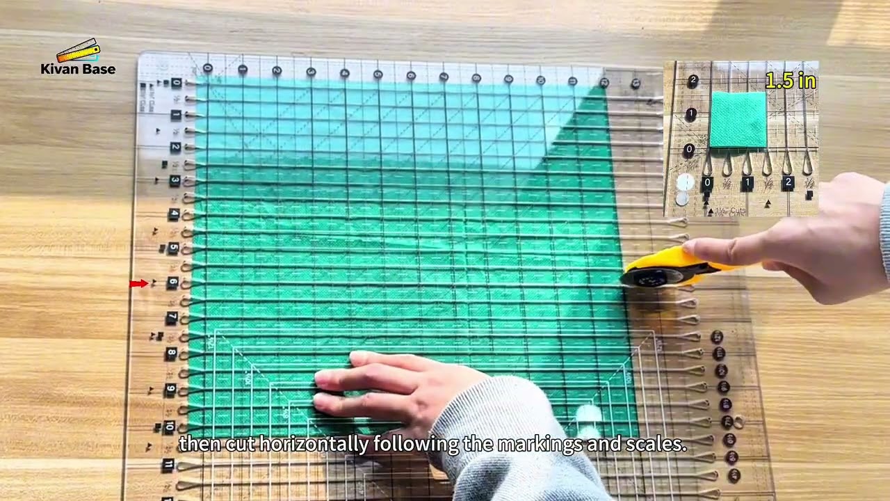 How to use this Slotted Ruler