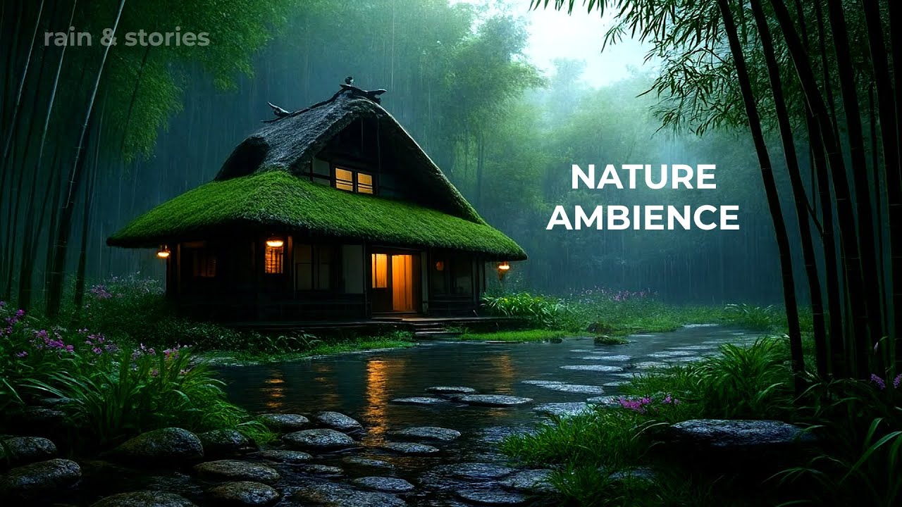 Release Stress & Anxiety 🌧️ Heavy Rain Ambience for Deep Sleep & Full Body Relaxation
