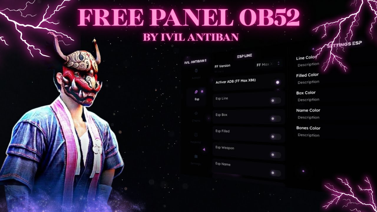 NEW PC PANEL UPDATED OB52💻 PANEL FOR FREE  BETA  AIMBOT  AI 🎯 SNIPER SPEED | 100% SAFE AND ANTIBAN ✅