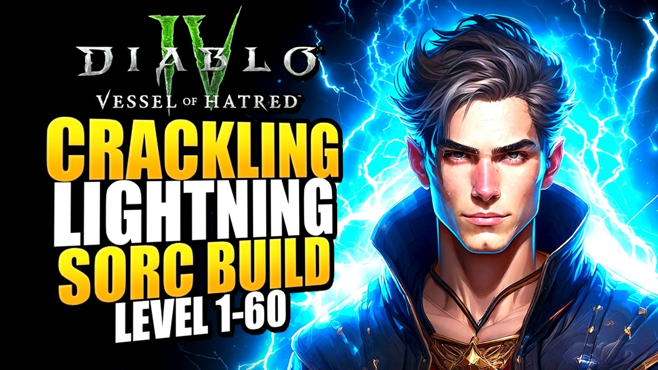 Diablo 4 Best Sorcerer Leveling Build for Season 12 - SPEED Level With Lightning