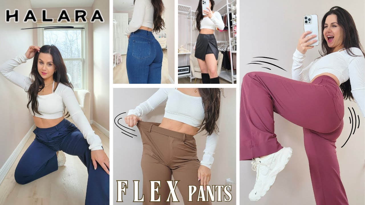 I'M SHOOK. HALARA TRY ON HAUL REVIEW: THE MOST COMFORTABLE PANTS I'VE EVER WORN