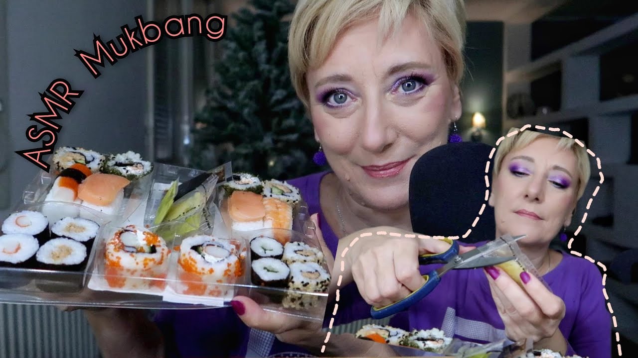 MUKBANG~SUŠI IZ LIDLA 😁/whispering,chewing/