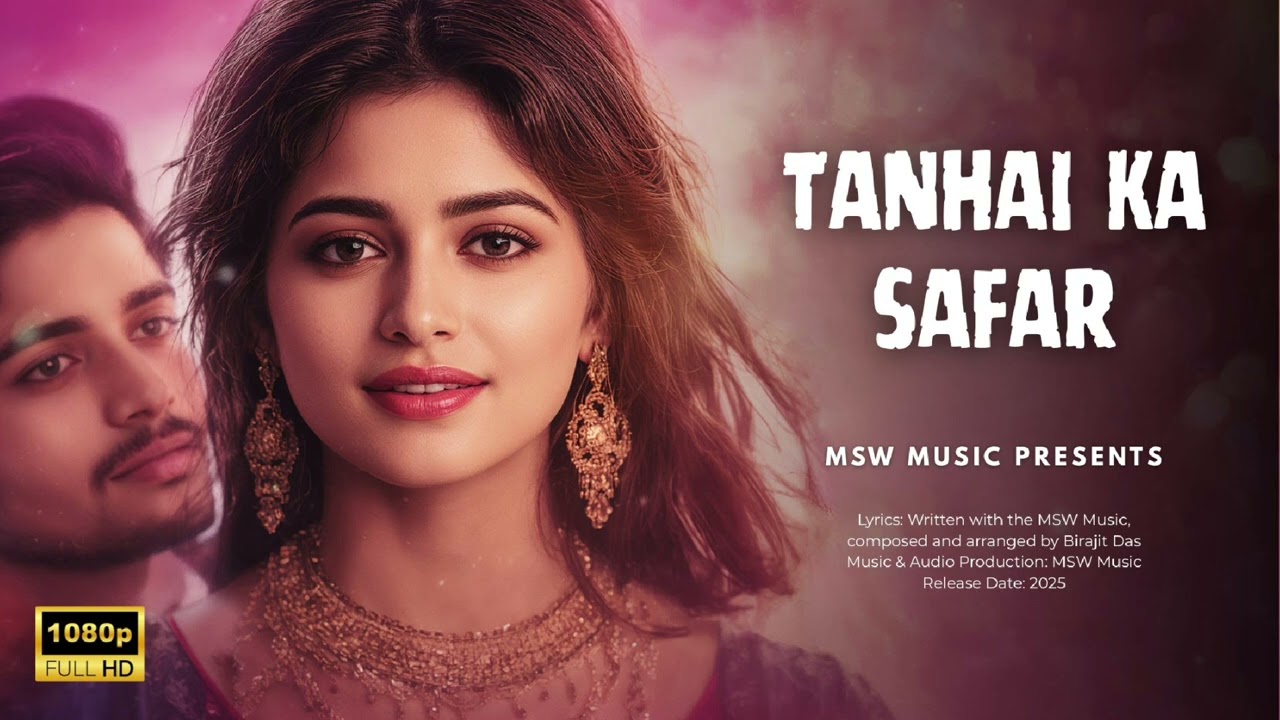 🎵 TANHAI KA SAFAR | Bollywood Romantic Song 2025 | MSW Music Hindi Presents 🎵