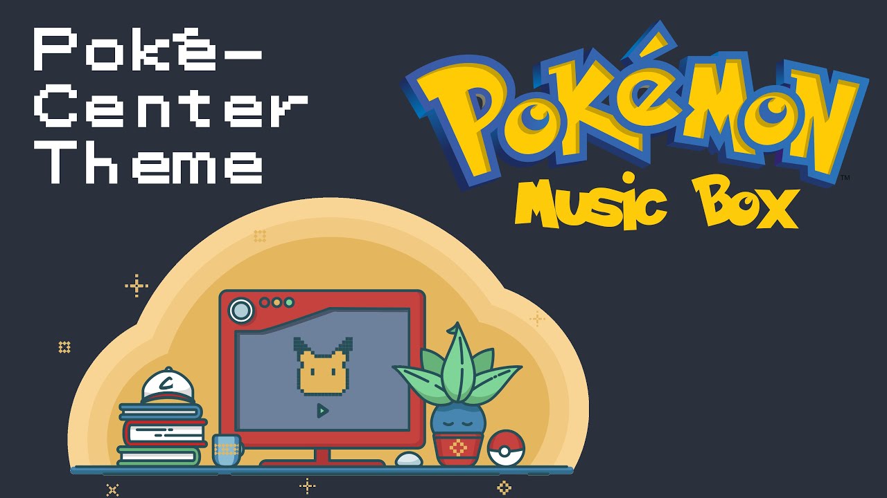 Pokecenter Theme | Music Box Vibes | Pokemon 1 Hour