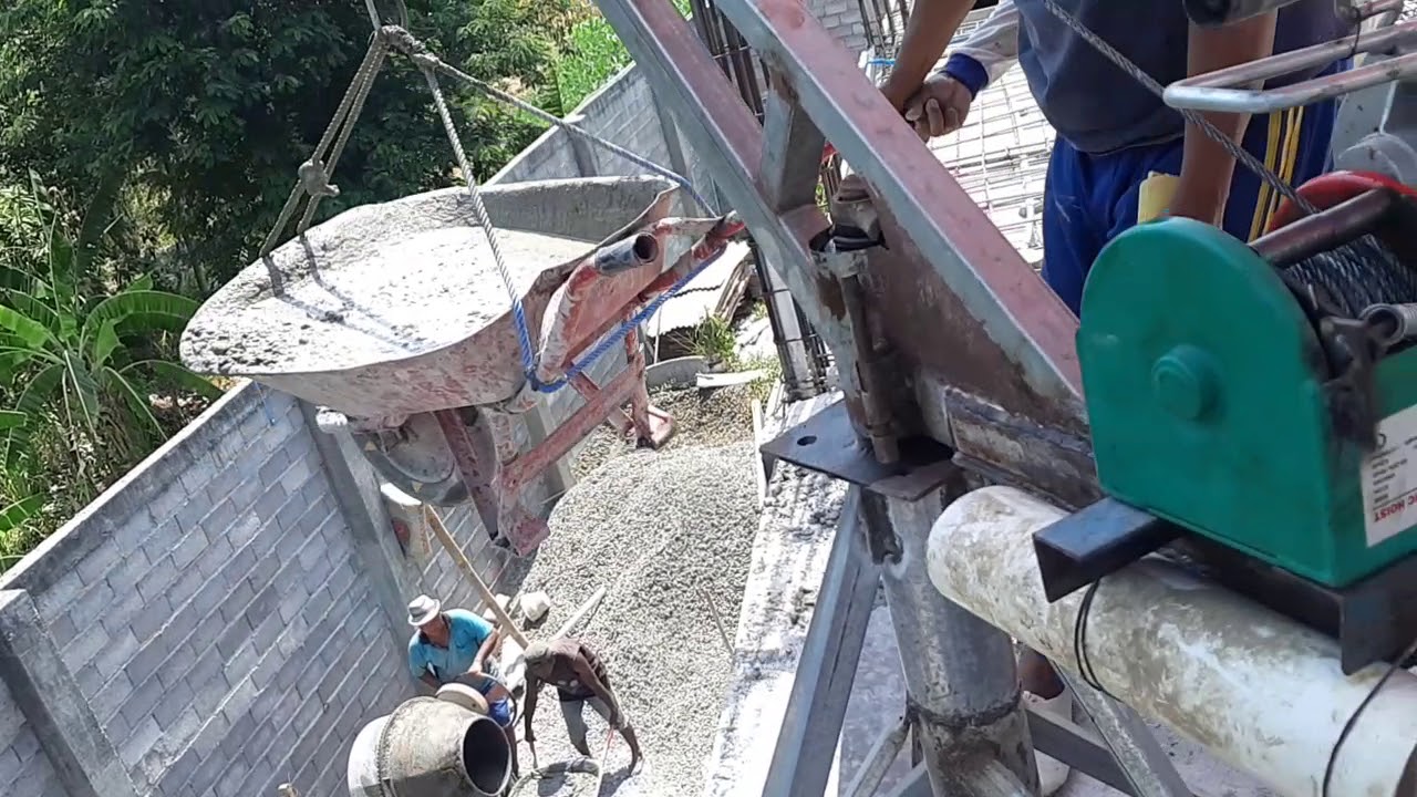 Mini crane rakitan sendiri