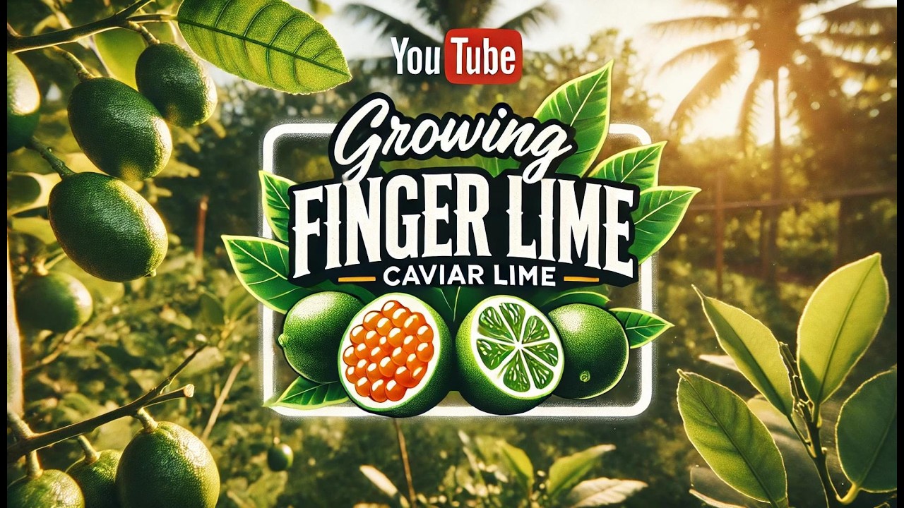 🍋 How to Grow Finger Limes (Caviar Limes): From Seed to Harvest 🌟 | Complete Guide
