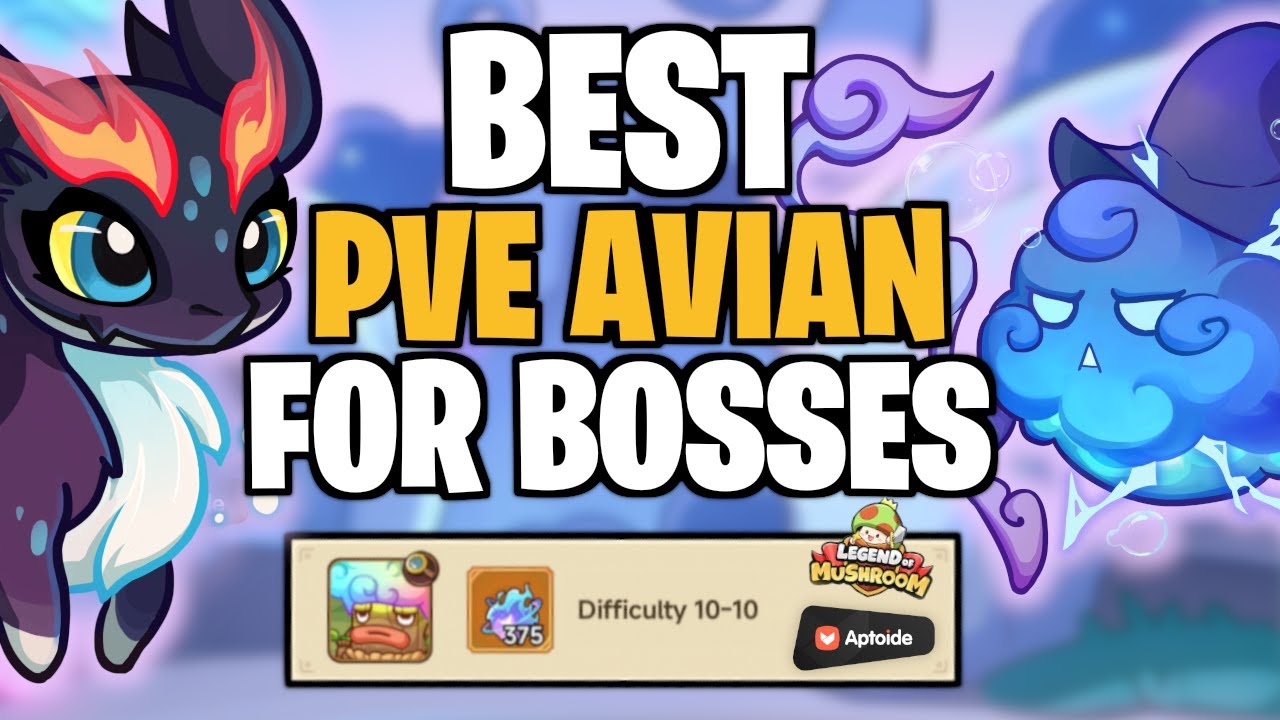 BEST PVE AVIAN ? Plume Monarch Build - Sacred Tree Trial 10-10 in Legend of Mushroom