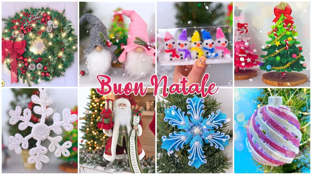 20 FAI DA TE - INCREDIBILI LAVORI DI NATALE - FIOCCHI DI NEVE, DECORAZIONI PER L'ALBERO
